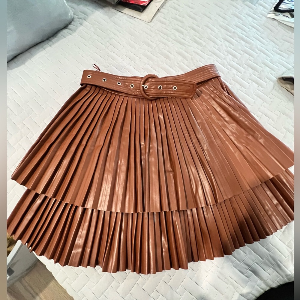 Faux leather Skirt